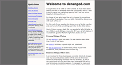 Desktop Screenshot of deranged.com